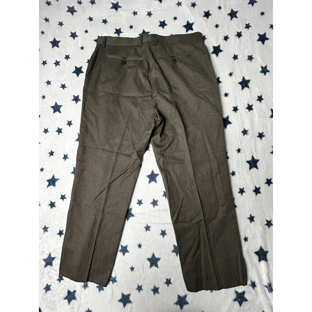Banana Republic Tailored Slim Fit Dress Pants Mens 38x30 Gray Flat Front